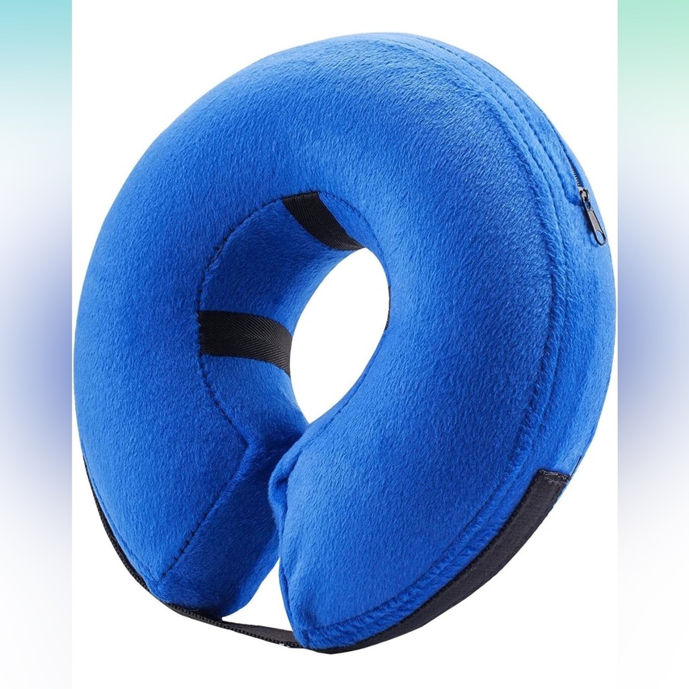 Inflatable dog collar